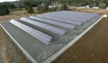 Aerial view of Solar Project